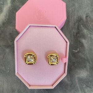 New Swarovski Dulcis Gold Crystal Earrings